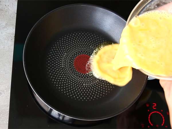 Miešané vajcia, skutočný recept - Príprava krok 1