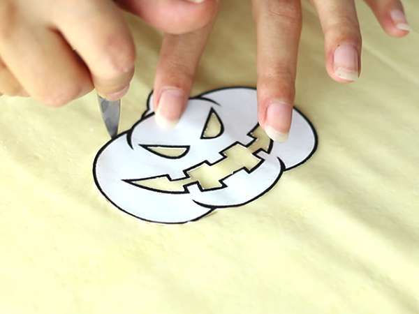 Halloweenske lístkové pečivo - Príprava krok 1