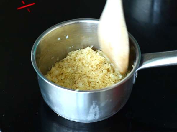 Jednoduchý ryžový pilaf - Príprava krok 2