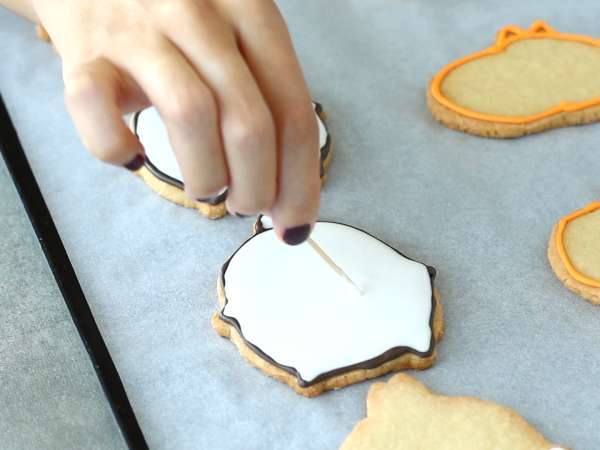 Halloweenske chlebíčky Molang - Príprava krok 10