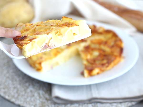 Raclette tortilla - Príprava krok 5