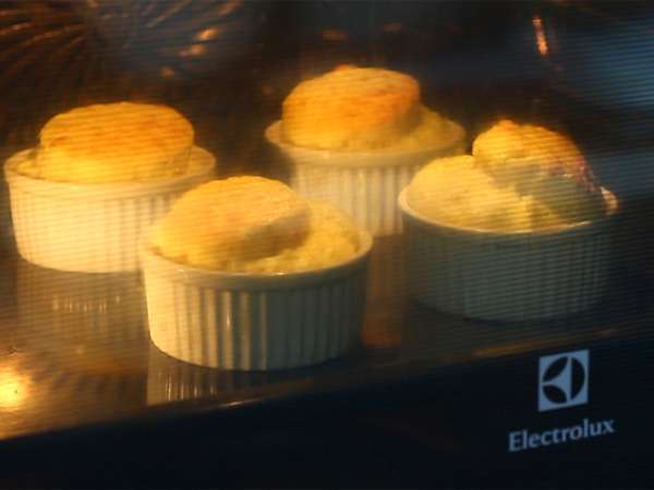 Suflé z údeného lososa a syra fromage frais - Príprava krok 5