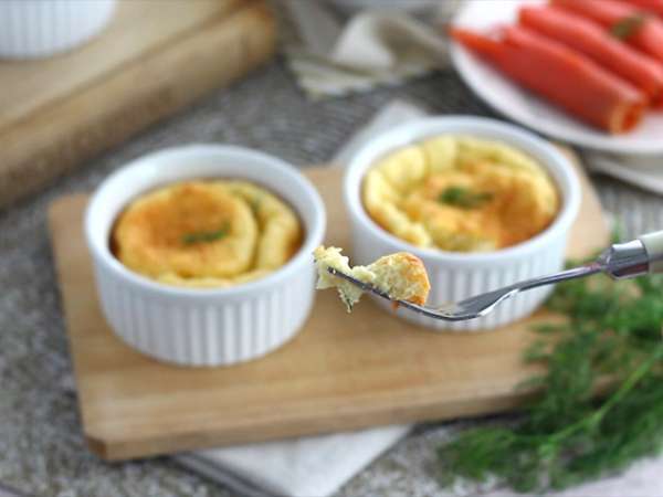 Suflé z údeného lososa a syra fromage frais - Príprava krok 6