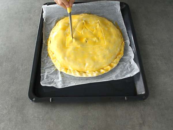 Raclette koláč - Príprava krok 5