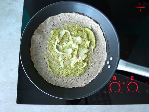 Talianske pohánkové palacinky - Príprava krok 2