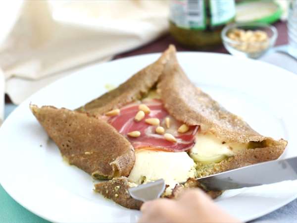 Talianske pohánkové palacinky - Príprava krok 4