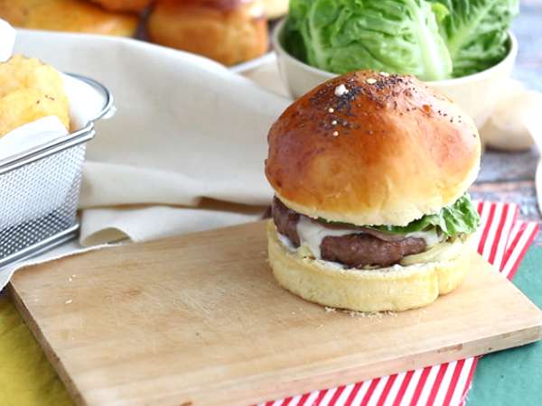 Raclette hamburger - Príprava krok 6