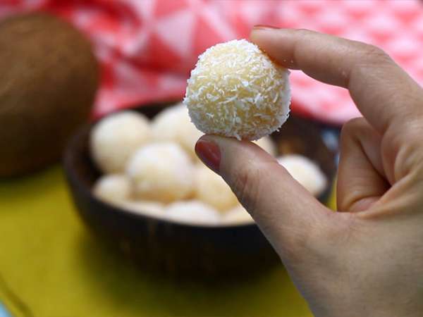 Kokosový orech Brigadeiros - Príprava krok 4
