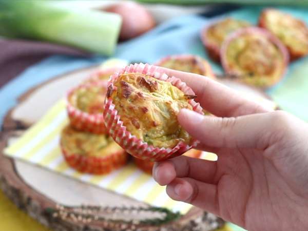 Muffiny s pórovým fondue - Príprava krok 6