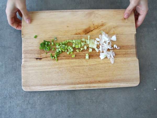 Okonomiyaki - japonská omeleta - Príprava krok 2
