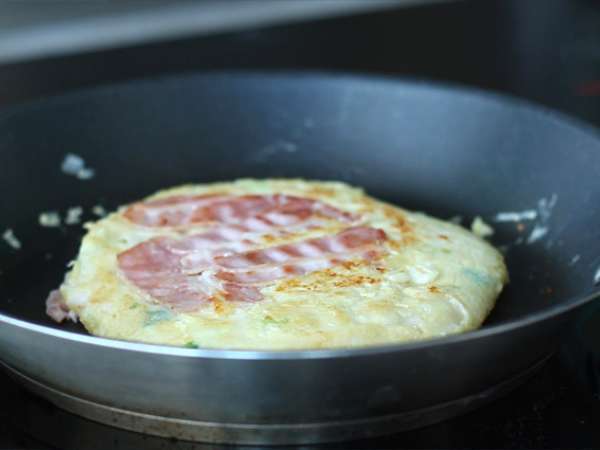 Okonomiyaki - japonská omeleta - Príprava krok 5