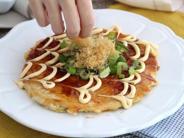 Okonomiyaki - japonská omeleta - Príprava krok 6