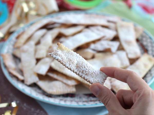 Chiacchiere di carnevale - talianske pečené bugne - Príprava krok 6
