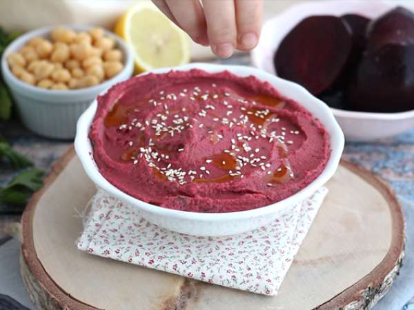 Hummus z červenej repy - Príprava krok 3