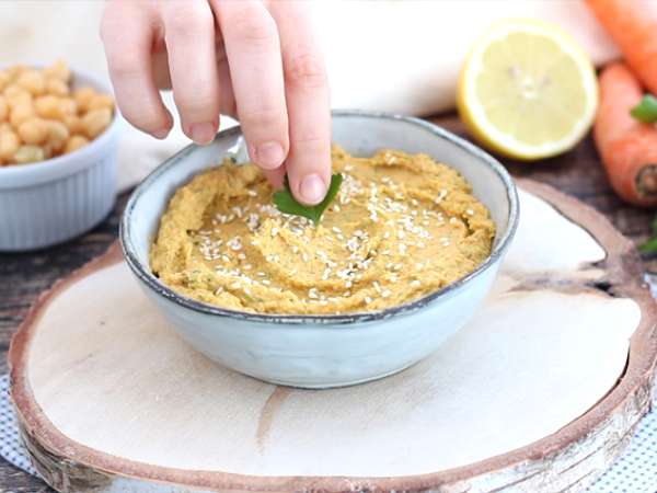 Mrkvový hummus - Príprava krok 4