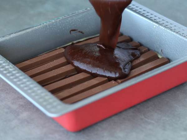 Brownie s Kit Kat ® - Príprava krok 3