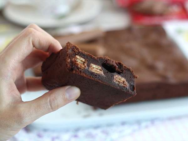 Brownie s Kit Kat ® - Príprava krok 4