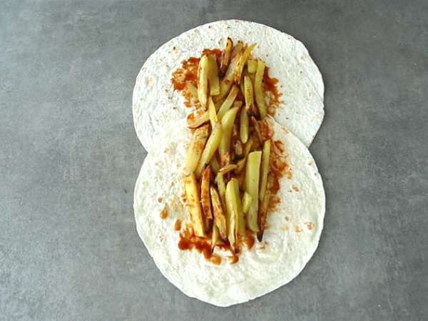 Francúzske tacos - Príprava krok 4