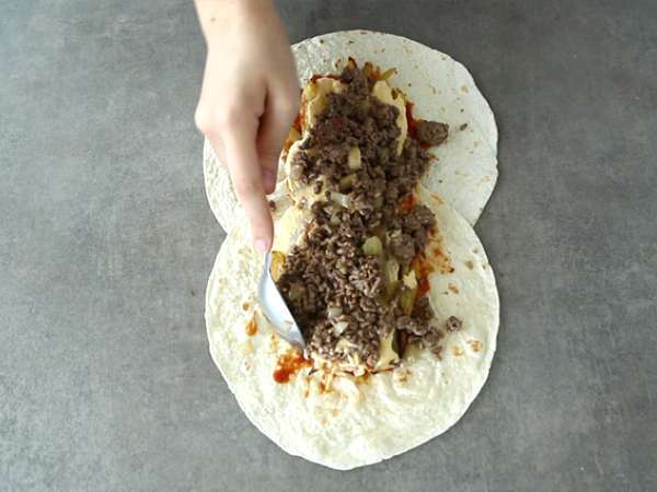 Francúzske tacos - Príprava krok 5