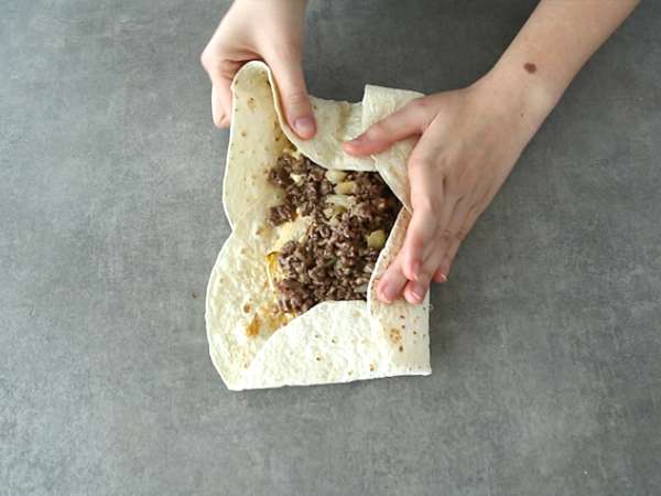 Francúzske tacos - Príprava krok 6