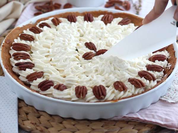 Vanilkový karamelový orechový koláč - Príprava krok 9