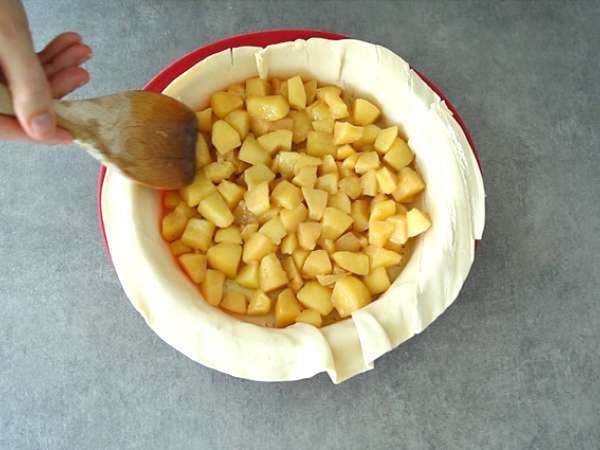 Jablkový koláč - Príprava krok 3