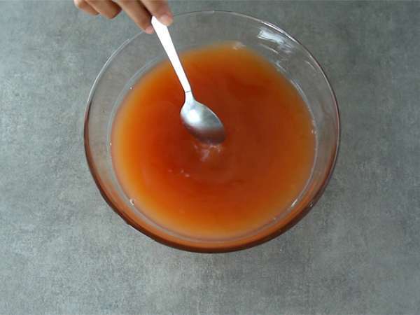 Ružová sangria s ružovým vínom - Príprava krok 1