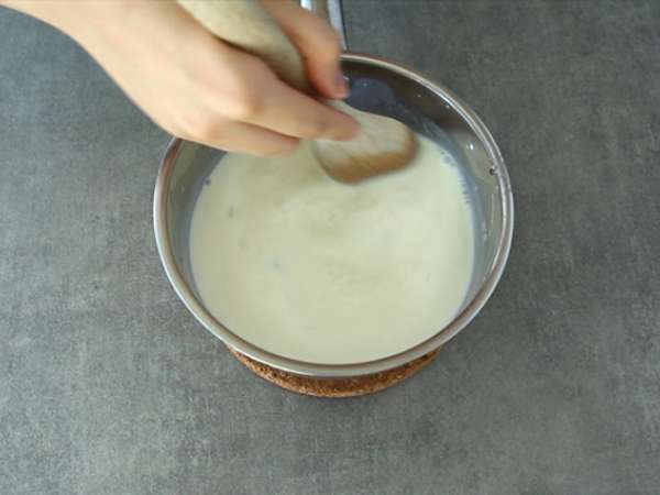 Vanilková panna cotta s marhuľovým coulis - Príprava krok 2