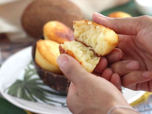 Brazílske kokosové muffiny - Queijadinhas - Príprava krok 4