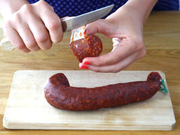 Rýchle a jednoduché chorizo rillettes - Príprava krok 1