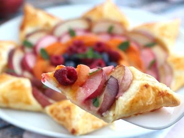 Ovocný koláč s hviezdičkou - Príprava krok 5