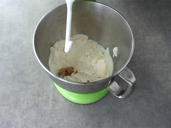 Brioche Butchy - Brioche bez masla - Príprava krok 1
