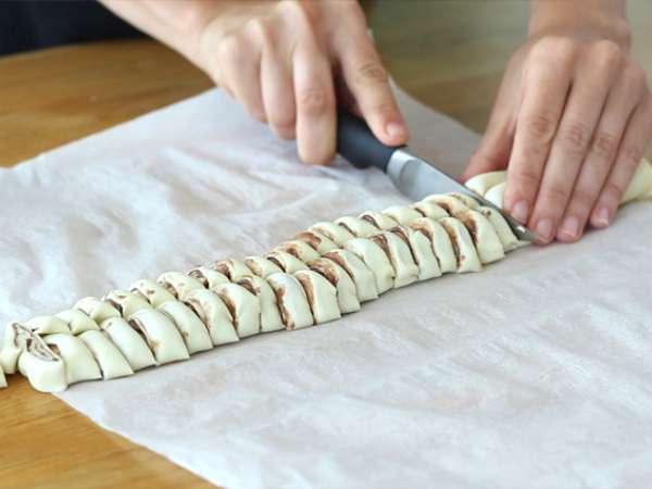 Palmiers z lístkového cesta - Príprava krok 3