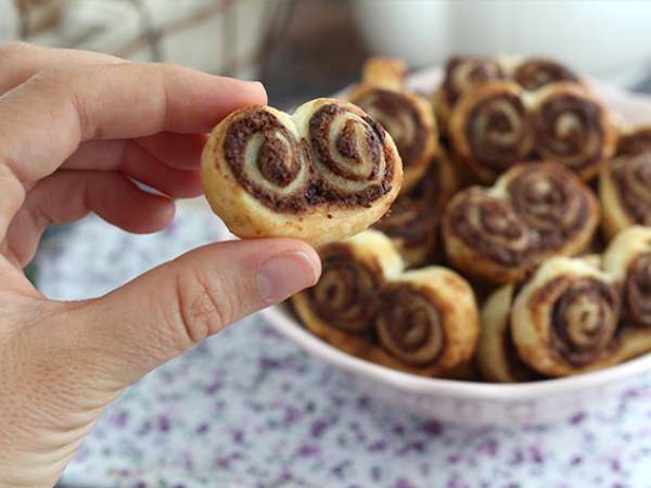 Palmiers z lístkového cesta - Príprava krok 5