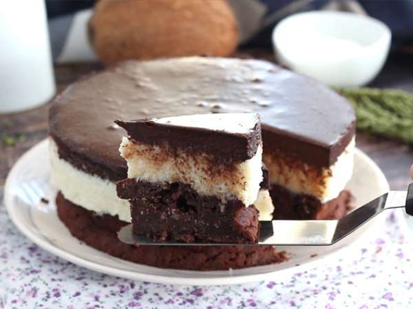 Bounty Brownie - Príprava krok 6