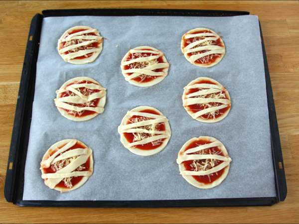Mamička pizza z lístkového cesta - Príprava krok 4