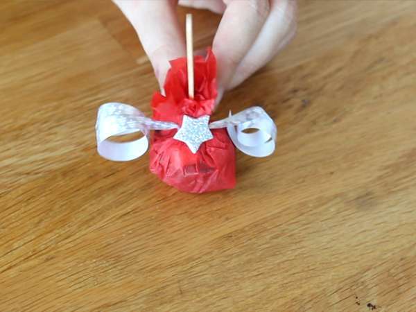 Horké čokoládové lízanky: horká čokoláda + marshmallow - Príprava krok 3