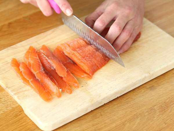 Gravlax, marinovaný losos na švédsky spôsob - Príprava krok 5