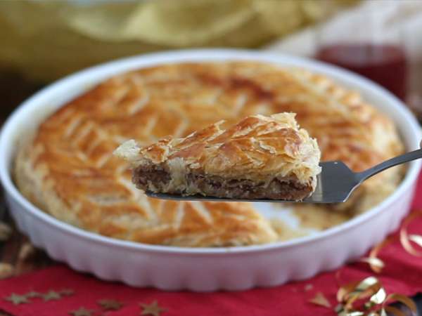 Frangipane malinová pistáciová galette des rois - Príprava krok 8