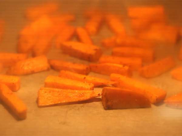 Vegetariánske jarné závitky - červená kapusta a sladké zemiaky - Príprava krok 1