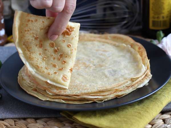 Palacinkové cesto s ležiakom - Príprava krok 5