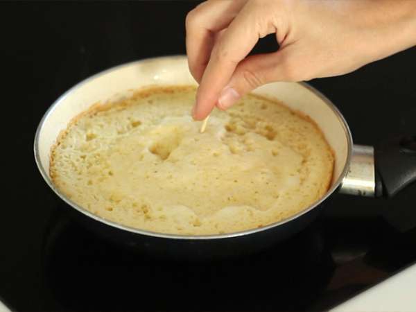 Japonské palacinky. Nadýchané palacinky - Príprava krok 4