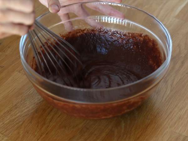 Brownie bez masla - Príprava krok 2