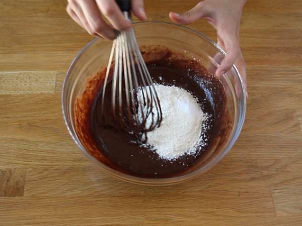 Brownie bez masla - Príprava krok 3
