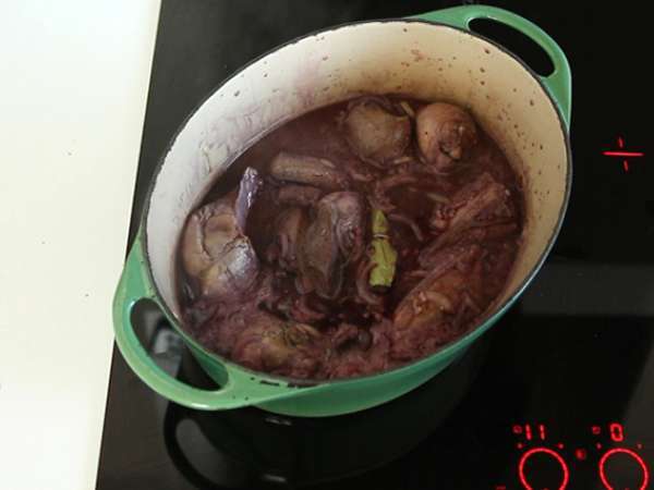 Coq au vin - Príprava krok 4