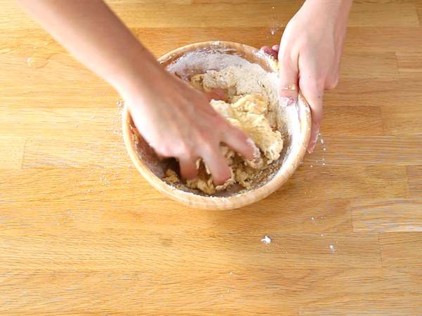 Jablkový a mandľový koláč (Tarte normande) - Príprava krok 3