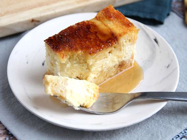 Tvarohový koláč a tvarohové tyčinky s francúzskym toastom (French toast cheesecake bars) - Príprava krok 9