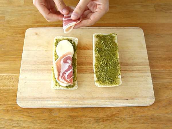 Panini v talianskom štýle - Príprava krok 3