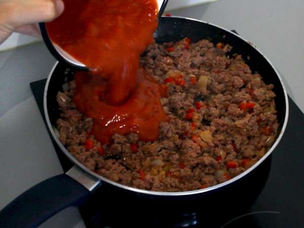 Sloppy Joes Burger - Príprava krok 3
