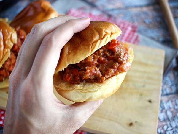 Sloppy Joes Burger - Príprava krok 6